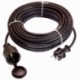 Rubber cable extension 25m H05RR-F 3G1,5 black