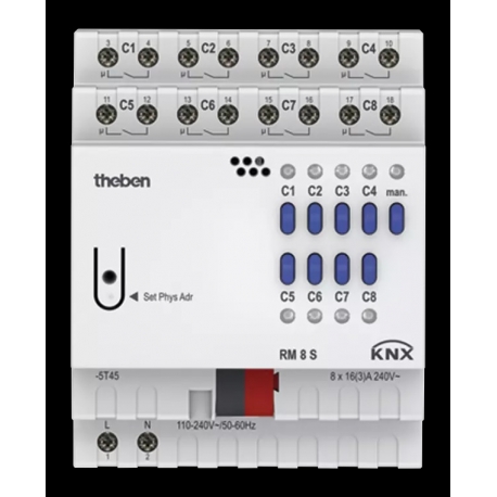 ACTUADOR RM 8 S KNX