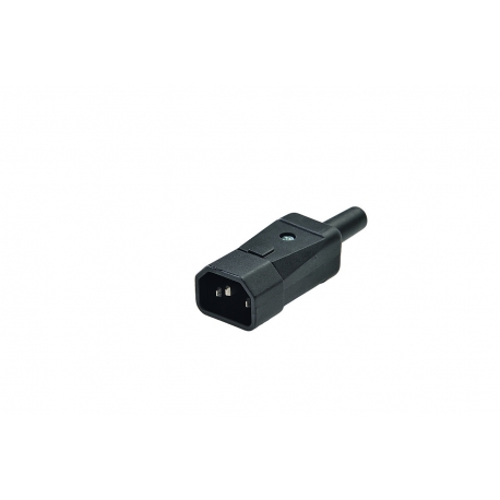 FICHA DO APARELHO IEC C14 70°/10 AMP. COM LIG/TERR