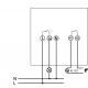 DETECTOR MOVIMENTOS PIRA T8-2 DE (360° Ø8m 50 m2)